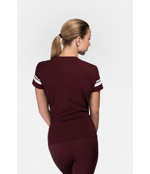 Eng anliegendes Damen-Sportshirt aus Baumwolle und Elasthan — Lonsdale