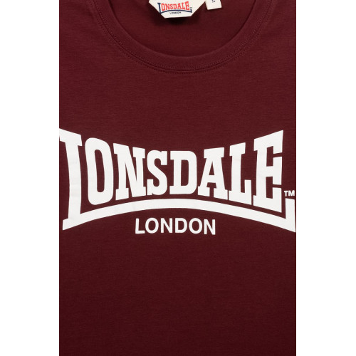 Camiseta deportiva mujer ajustada en algodón y elastano — Lonsdale