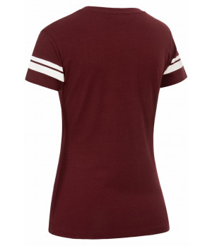 Camiseta deportiva mujer ajustada en algodón y elastano — Lonsdale