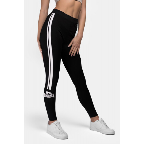 Leggings slim fit donna con strisce laterali — Lonsdale