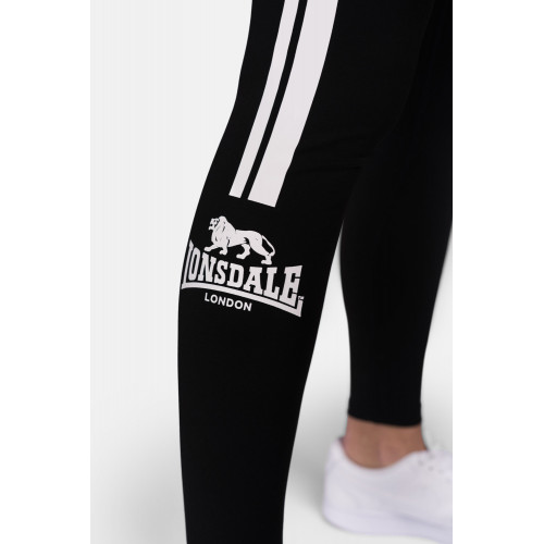 Women's slim-fit side-stripe leggings — Lonsdale
