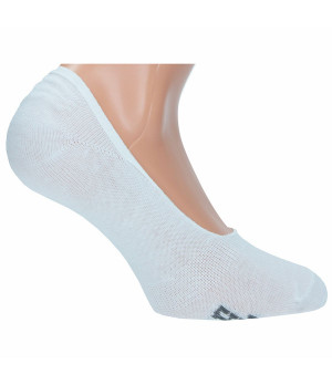 Calzini invisibili 3 paia in cotone con silicone sul tallone — Lonsdale