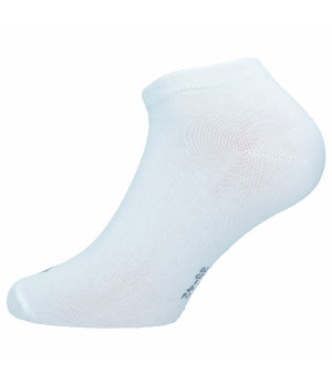 Calzini sneaker in cotone pettinato 5 paia, alla caviglia traspiranti — Lonsdale