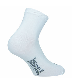 Combed cotton ankle socks — 3 pairs Lonsdale