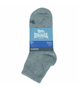 Chaussettes cheville 8 paires en coton peigné respirant — Lonsdale