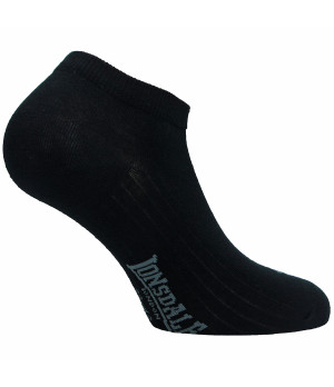 Lot de 3 chaussettes basses respirantes en coton peigné — Lonsdale