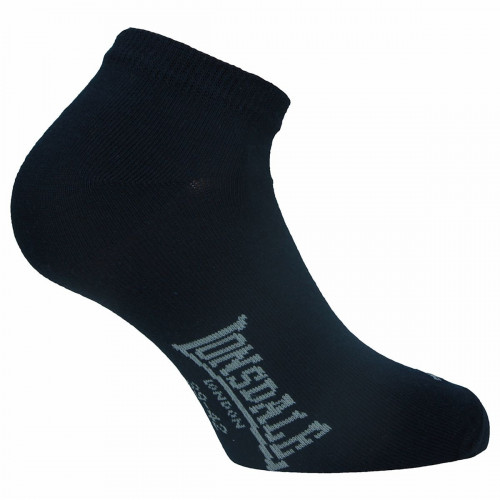 Lonsdale 3 Paia Calzini Sneaker Cotone Pettinato 