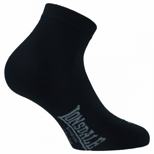 Lonsdale Unisex Combed Cotton Quarter Socks 3-Pack