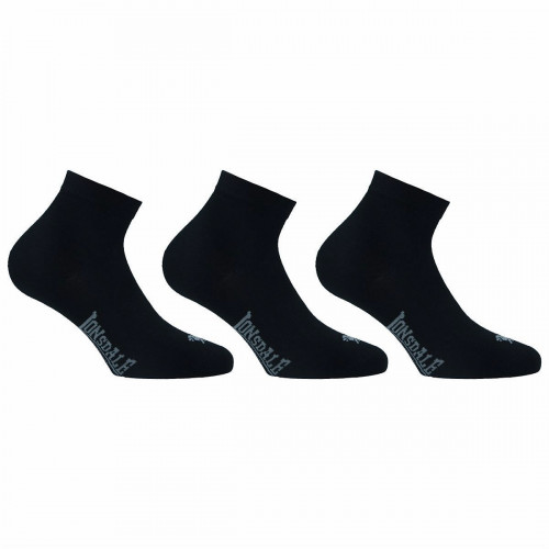 Chaussettes en coton peigné 3 paires mi-cheville unisexes Lonsdale