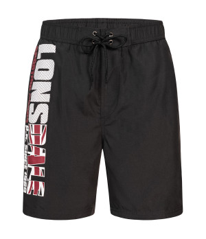 Herren Badeshorts — Shorts mit Seitentaschen und Lonsdale-Print