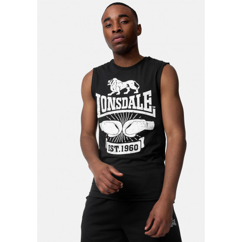Camiseta deportiva slim fit hombre 100% algodón — Lonsdale