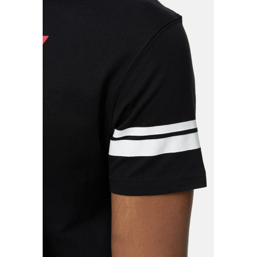 T-shirt uomo 100% cotone con logo verticale bicolore — Lonsdale