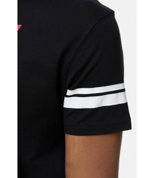 Herren-T-Shirt 100% Baumwolle mit zweifarbigem vertikalem Logo — Lonsdale