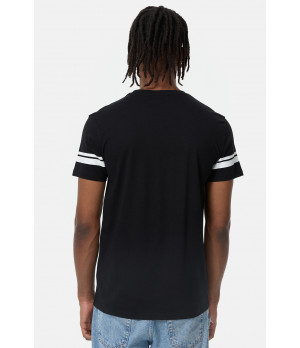 Camiseta hombre 100% algodón con logo vertical bicolor — Lonsdale