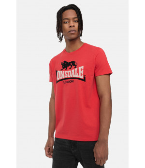 T-shirt homme 100% coton impression floquée bicolore — Lonsdale