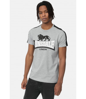 Herren T-Shirt kurzarm mit Einsätzen, 90% gekämmte Baumwolle — Lonsdale