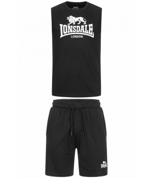 Set t-shirt e shorts in cotone/poliestere — Traspirante e comodo Lonsdale