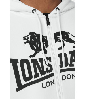 Men's hoodie with kangaroo pocket in blended fabric — Lonsdale