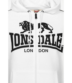 Men's hoodie with kangaroo pocket in blended fabric — Lonsdale