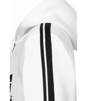 Sudadera hombre con capucha y bolsillo canguro en tejido mixto — Lonsdale