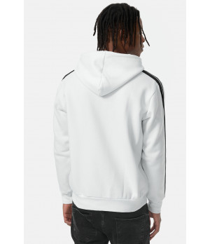 Men's hoodie with kangaroo pocket in blended fabric — Lonsdale
