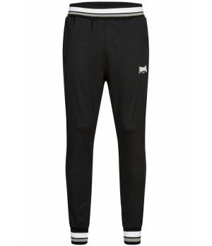 Herren Jogginganzug in Uni — Rippbündchen, Reißverschluss und Taschen, Lonsdale