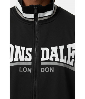 Tuta da jogging uomo tinta unita — polsini a costine, zip e tasche, Lonsdale