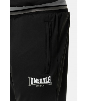 Chándal de jogging hombre liso — puños acanalados, cremallera y bolsillos, Lonsdale