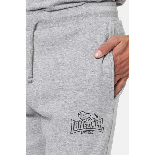 Pantaloni Jogging con Tasche a Filetto Lonsdale - Tessuto Misto con Chiusura Coulisse