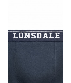Boxershorts aus Stretch-Baumwolle, 2er-Pack mit mittellanger Beinpartie und Logobund — Lonsdale