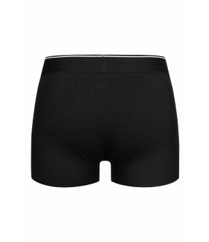 Stretch cotton boxer briefs, 2-pack mid-length with logo waistband — Lonsdale