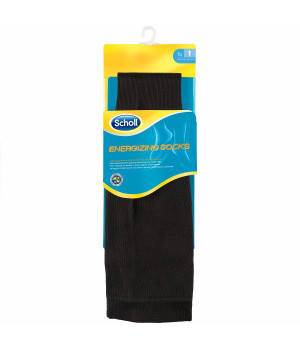 Men's light graduated compression socks, 1 pair — travel support, Scholl