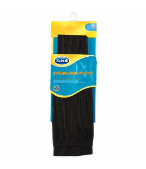 Calze a Compressione Graduata Leggera Uomo Scholl - 1 Paio Energizing Socks a Costine