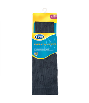 Calze a Compressione Graduata Leggera Donna Scholl - 1 Paio Energizing Socks con Microfantasia Fiori