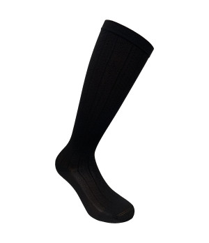 Light graduated compression socks 1 pair black micro-pattern — Scholl Foot-Fresh