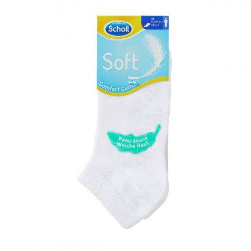 Herren Sneaker-Socken 2 Paar gekämmte Baumwolle knöchelhoch — Scholl