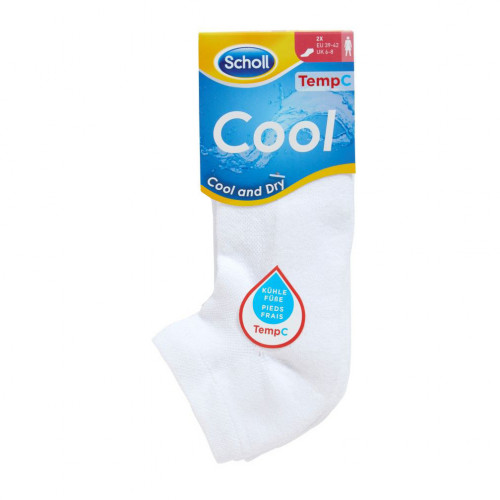 Calzini sneaker alla caviglia donna 2 paia in cotone traspirante — Scholl