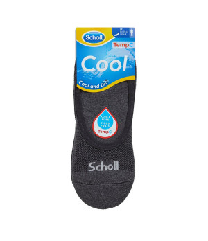 Calzini Invisibili da Uomo Scholl - 2 Paia Linea Cool in Cotone con Soletta di Spugna