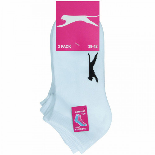 Calze Sportive Donna Slazenger - 3 Paia in Cotone con Supporto Arco Plantare, Altezza Caviglia