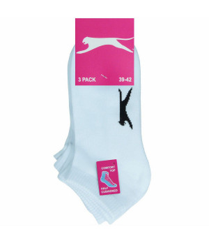 Calze Sportive Donna Slazenger - 3 Paia in Cotone con Supporto Arco Plantare, Altezza Caviglia