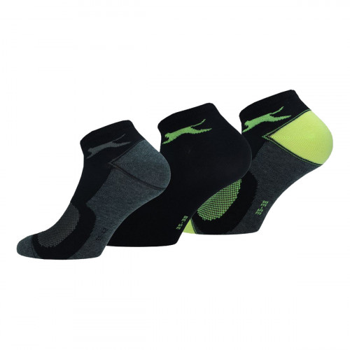 Calze Fitness da Uomo Slazenger - 3 Paia in Cotone Piquet, Altezza Caviglia