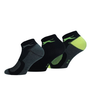 Calze Fitness da Uomo Slazenger - 3 Paia in Cotone Piquet, Altezza Caviglia