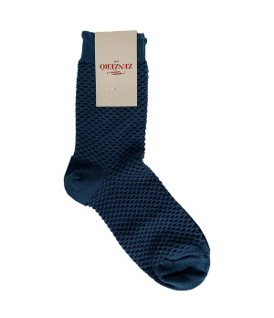 Calcetines cortos mujer con rombos, talla única 35/40 en algodón cálido — Zenzerò