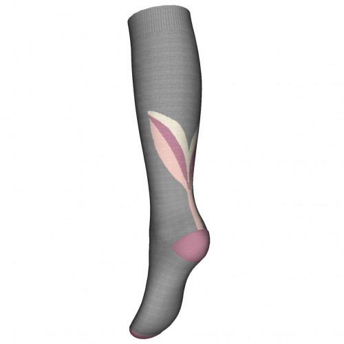 Chaussettes longues en coton chaud 1 paire motif floral taille unique 35/40 — Zenzerò