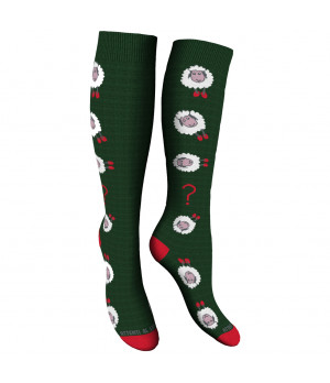 Calcetines largos mujer 1 par, algodón térmico elásticos talla única 35/40 — Zenzerò