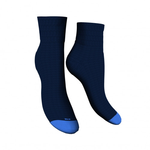 Short tubular socks 1 pair, warm cotton no-heel — Zenzerò