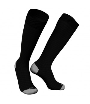 Men's long solid-color socks — 1 pair — warm cotton (EU 40-45) — Zenzerò
