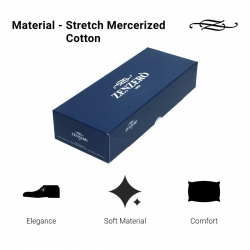 Calze lunghe in cotone mercerizzato elasticizzato 1 paio taglia unica 40-45 — Z ZENZERO' 1959