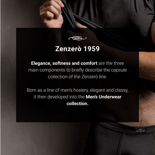 Socquettes homme 1 paire, coton mercerisé extensible taille unique 40/45 — ZENZERO' 1959