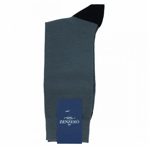 Herren-Sneakersocken 1 Paar, mercerisierte elastische Baumwolle Einheitsgröße 40/45 — ZENZERO' 1959